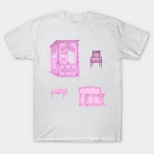 Retro Pink Furnitures T-Shirt